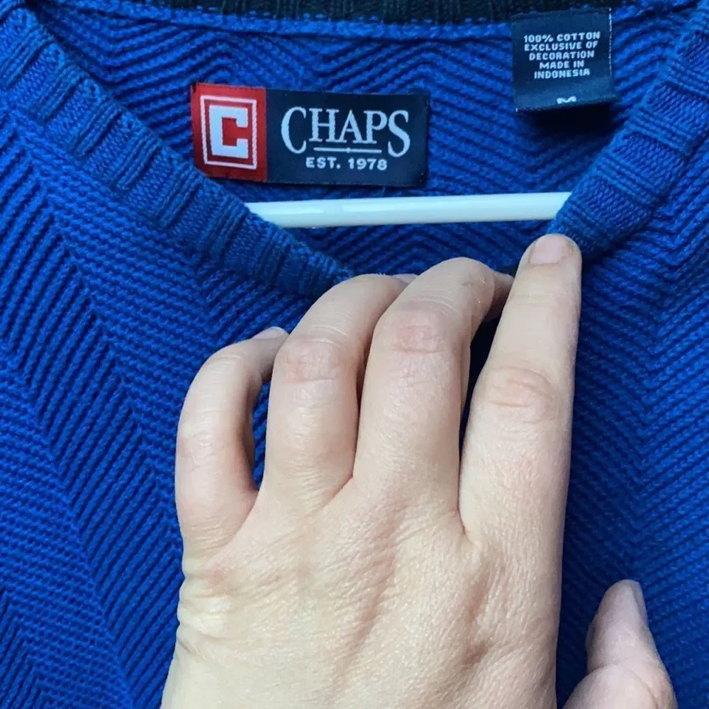 Chaps cotton sweater sz. M
